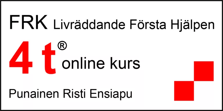 FRK Livräddande Första Hjälpen 4 t® online kurs kursbeteckning