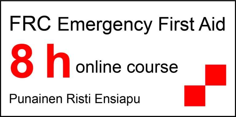 Official FRC Emergency First Aid 8 h® online course course sign